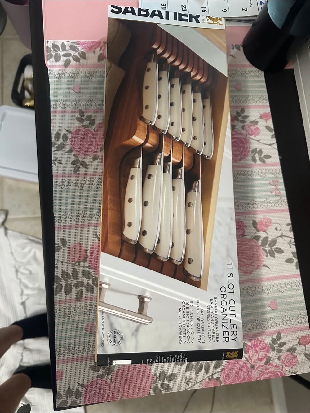 Sabatier 11-Slot Cutlery Organizer NWT - Picture 5 of 6